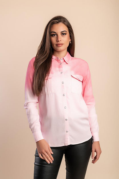 Shirt met drukknopen