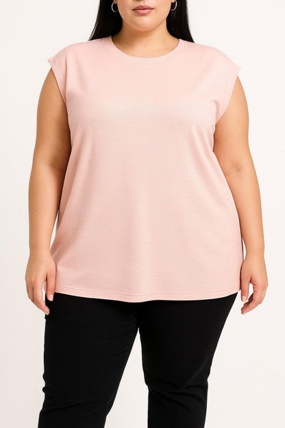 Plus size knitted top