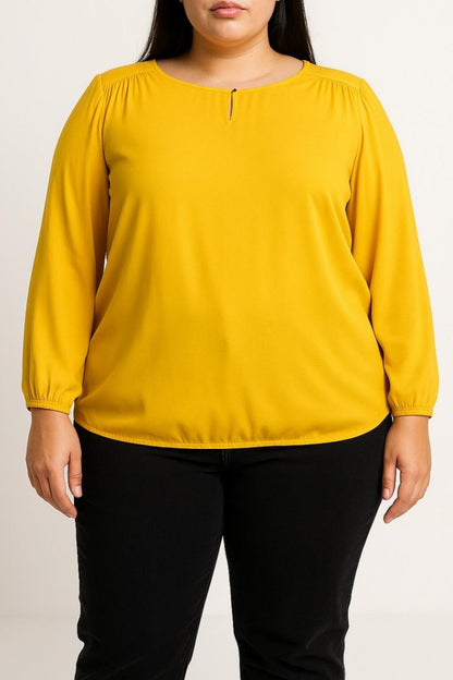 Plus size blouse