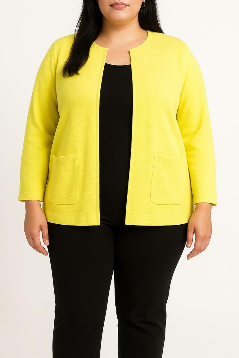 Cardigan di cotone taglie forti