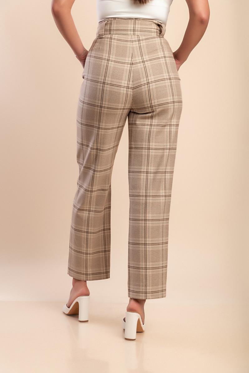 Pantaloni a quadri
