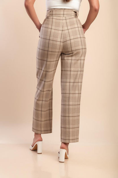 Pantaloni a quadri