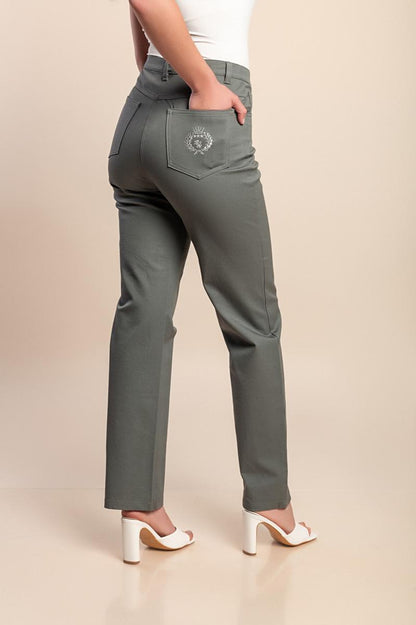 Plus size cotton pants