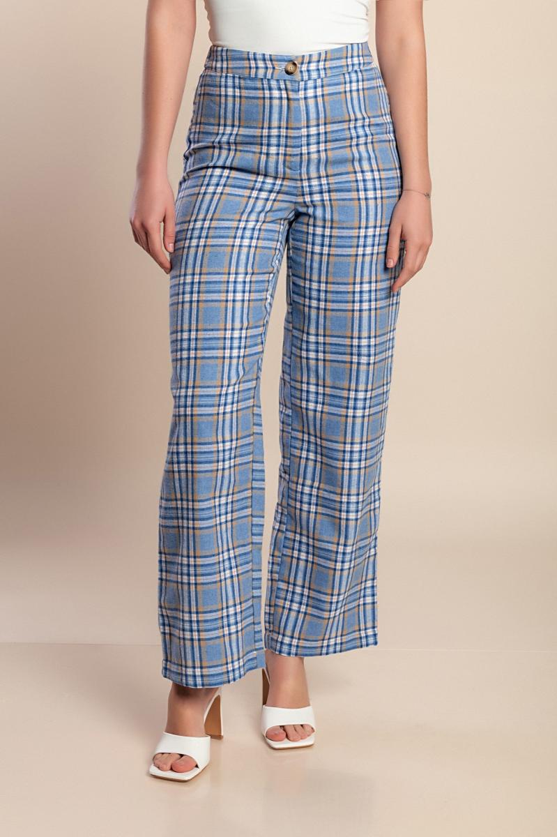Pantaloni lunghi a quadretti
