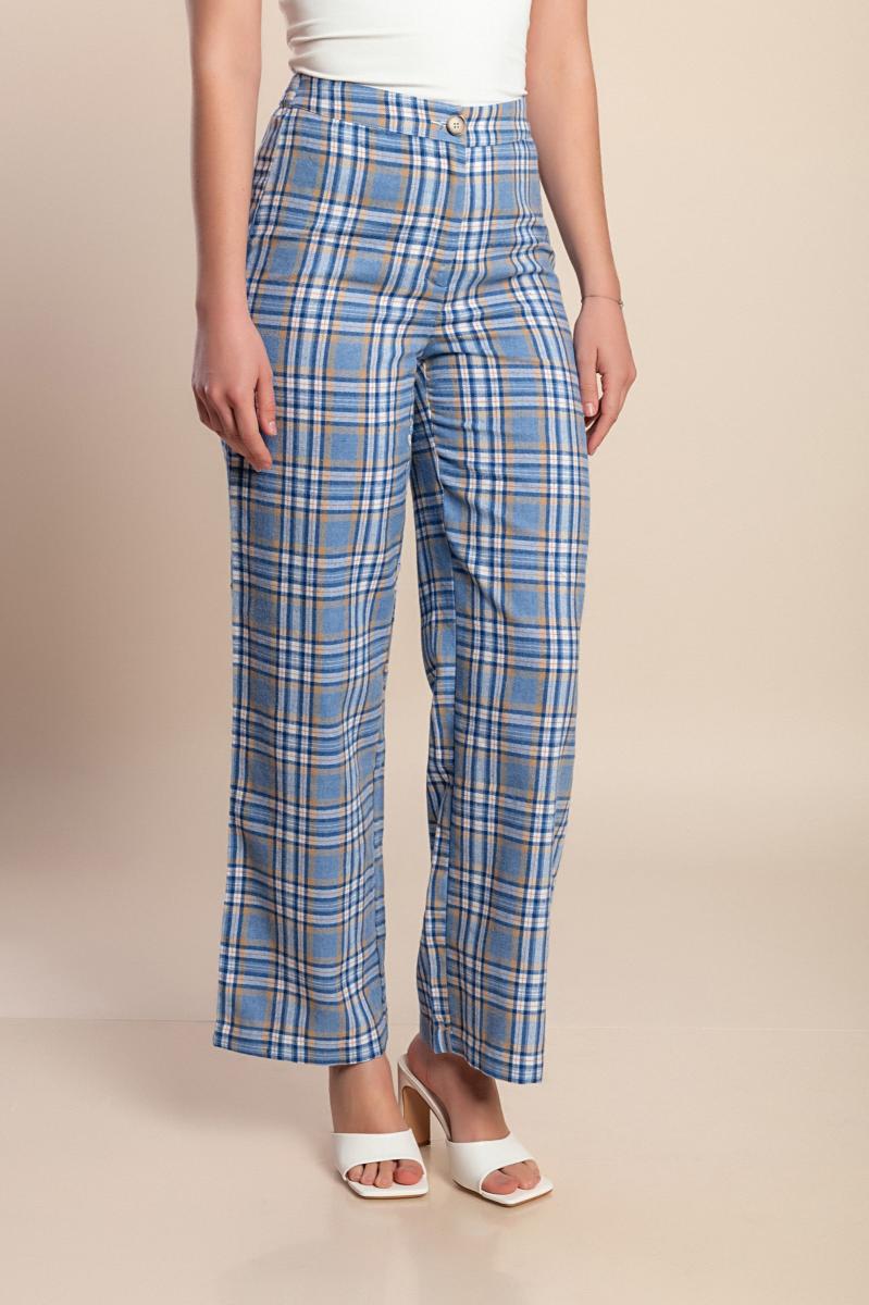 Pantaloni lunghi a quadretti