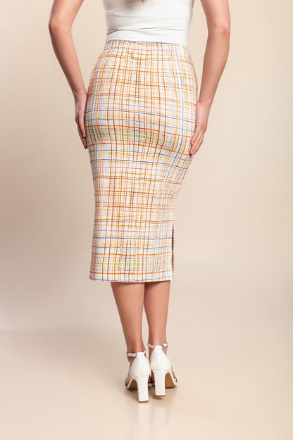 Midi φούστα με print