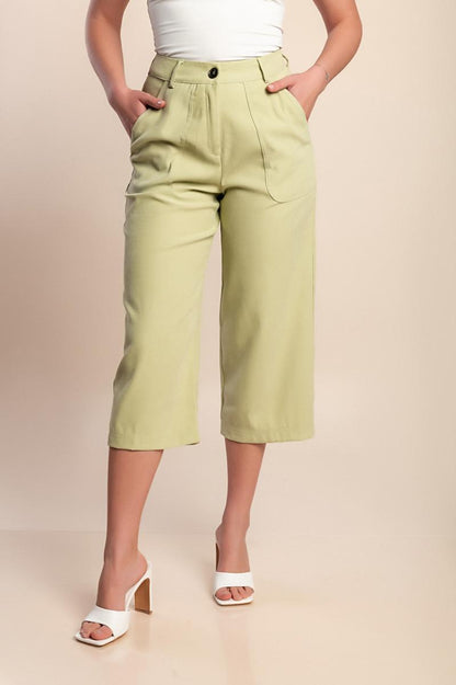 Spodnie capri plus size
