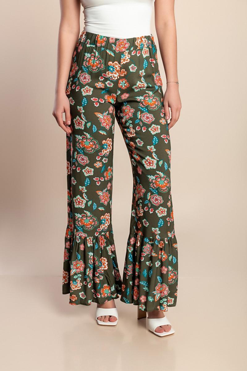 Lange bedruckte Hose