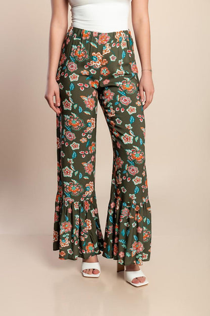 Lange bedruckte Hose