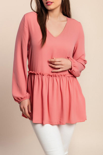 Bluse mit langen Ärmeln
