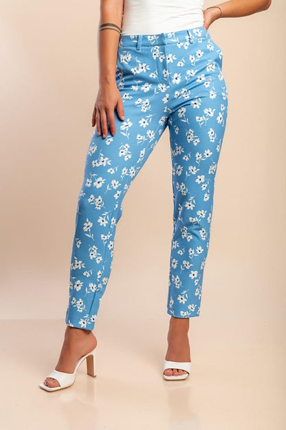 Hose mit Blumenprint