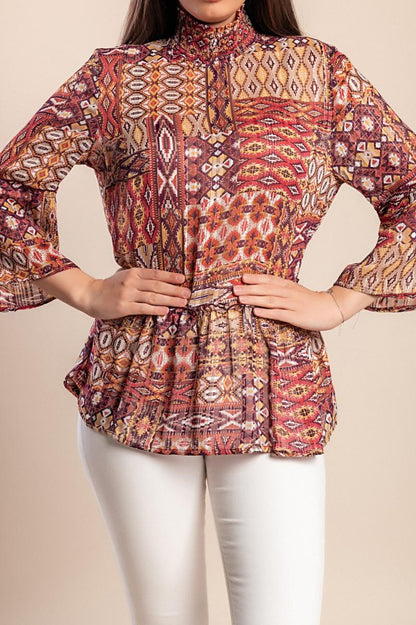Printed blouse