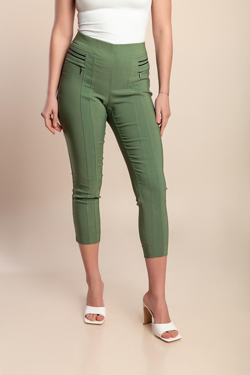 Plus size tight capri pants