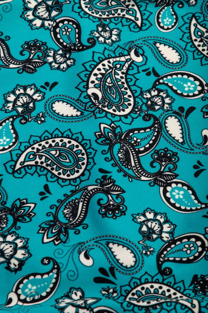 Plus size printed swimsuit
