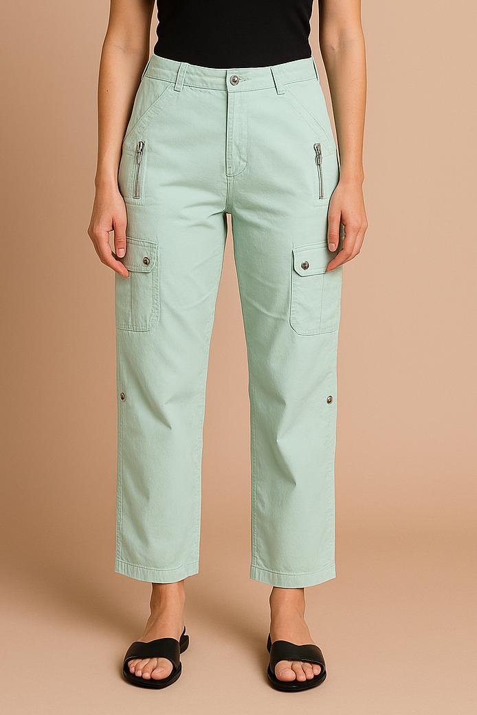 Pantaloni in cotone con tasche