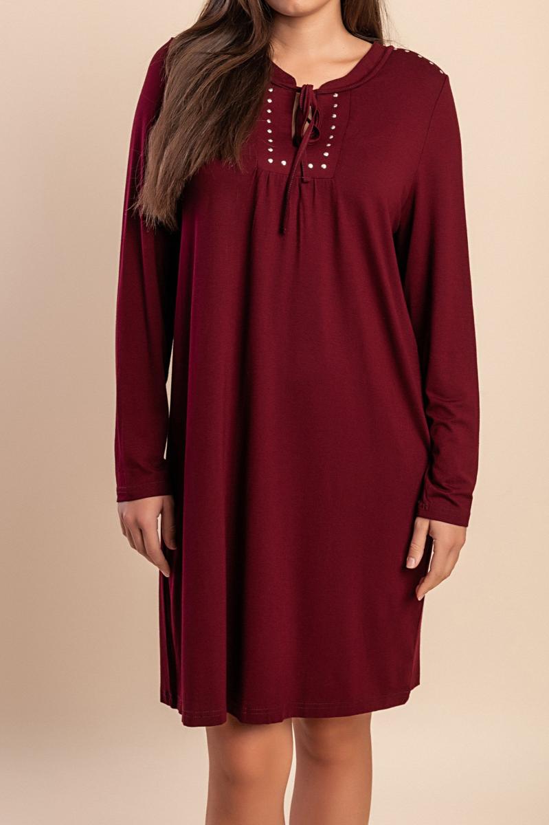 Plus size viscose dress