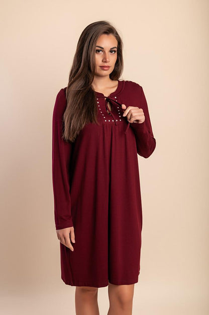 Plus size viscose dress