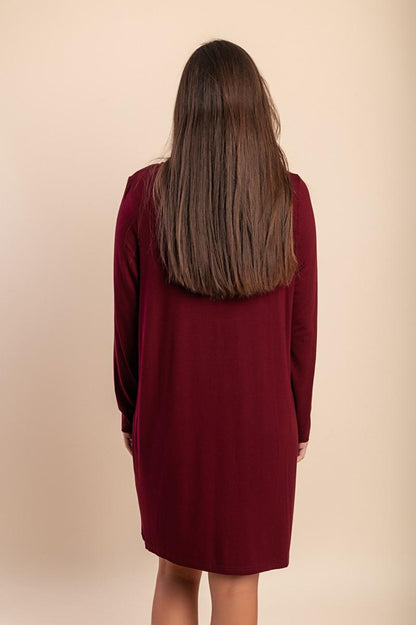 Plus size viscose dress