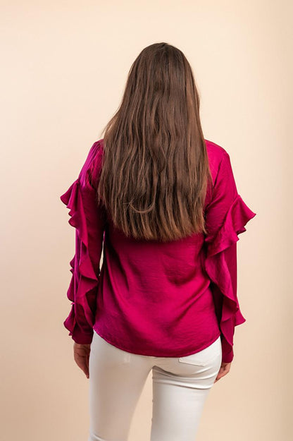 Elegantna bluza s volanima