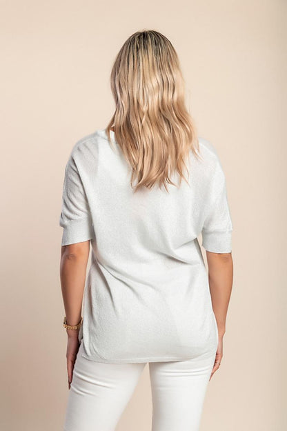 Camicia a maniche corte in maglia