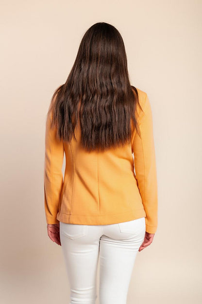 Top plus size cu fermoar