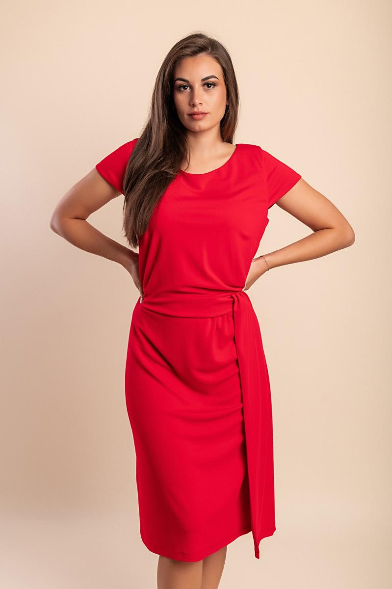 Plus size elegant midi dress
