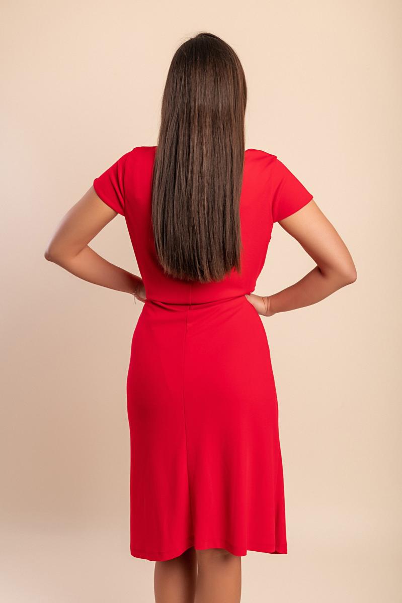 Plus size elegant midi dress