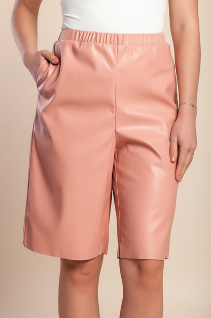 Pantaloncini corti in pelle