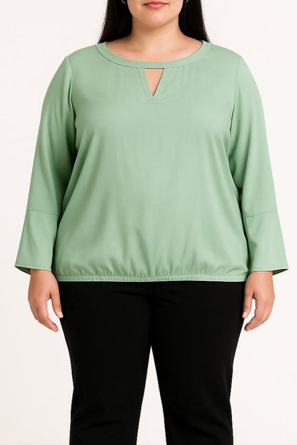 Plus size blouse