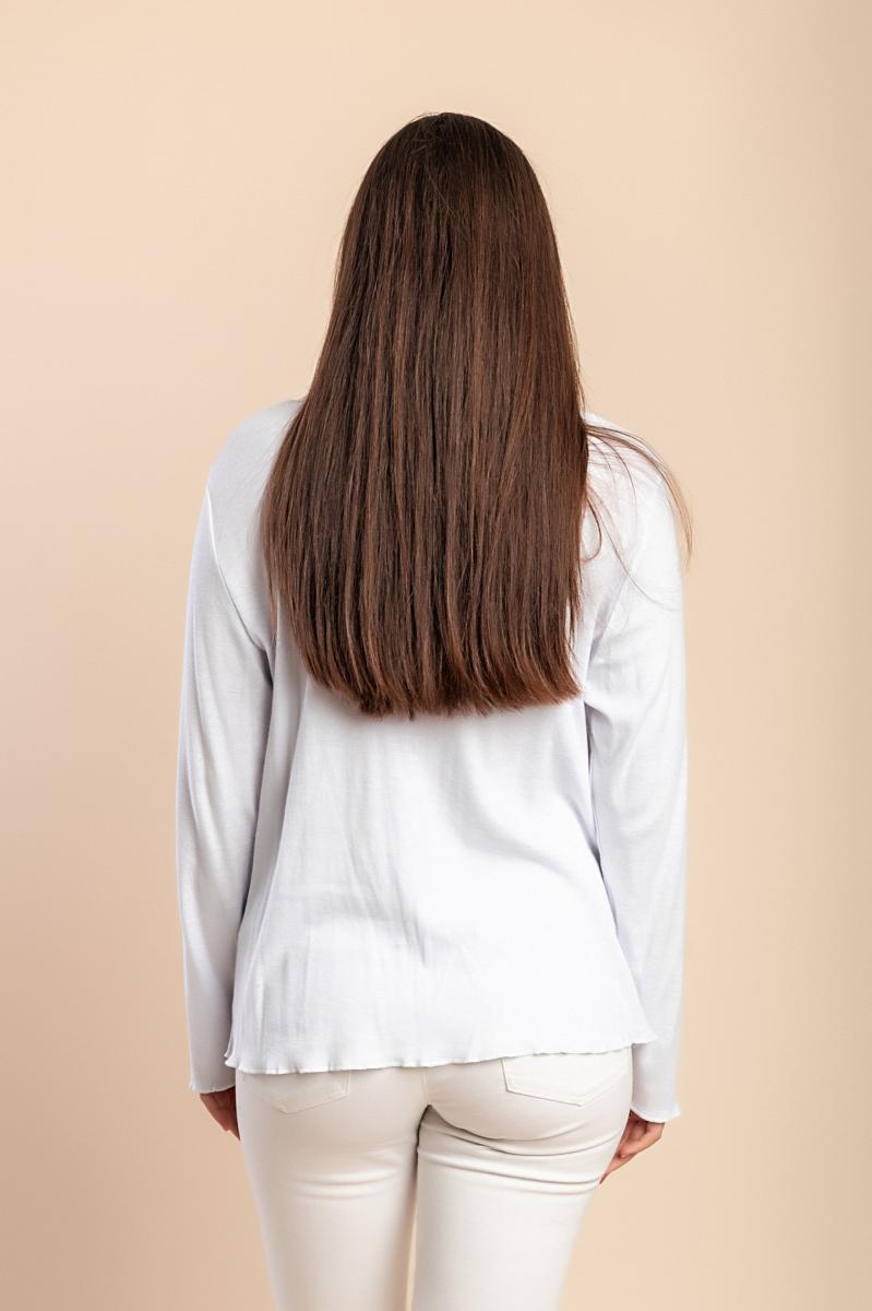 Cotton top with buttons