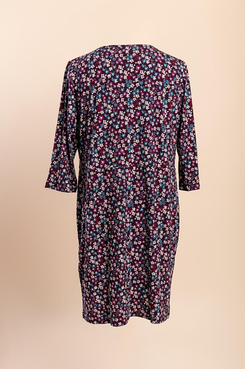Plus size dress with floral print