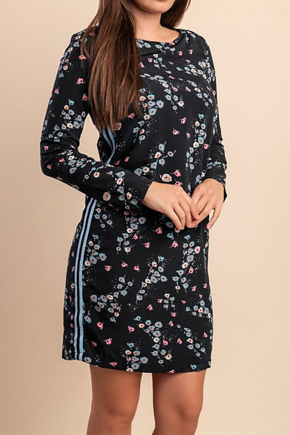 Minikleid mit Blumenprint