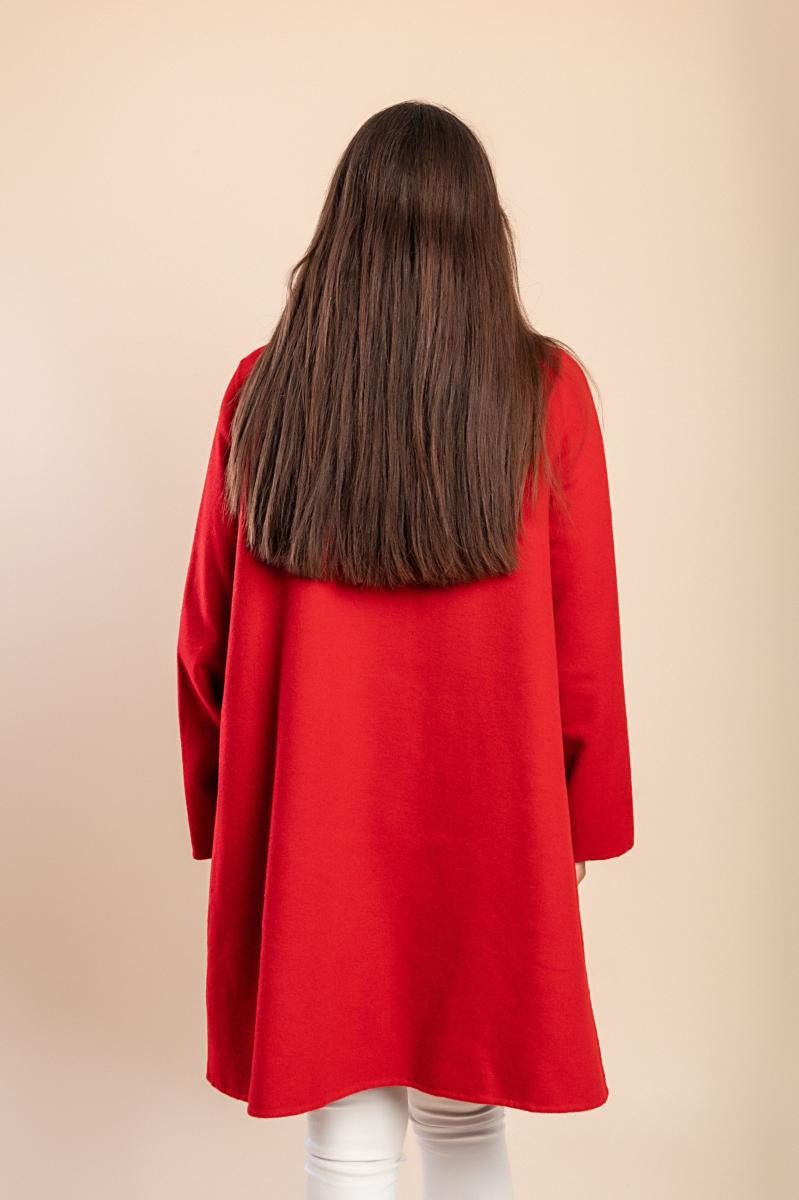 Cappotto con bottone