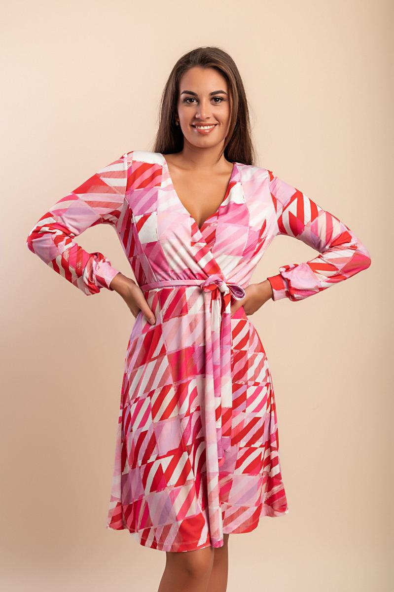 Vestito stampato taglie forti