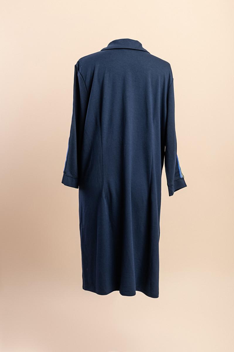 Rochie midi cu guler, mărimi mari