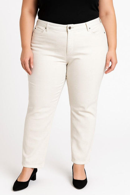 Pantaloni di cotone taglie forti