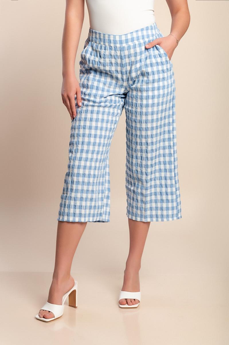 Printed capri pants