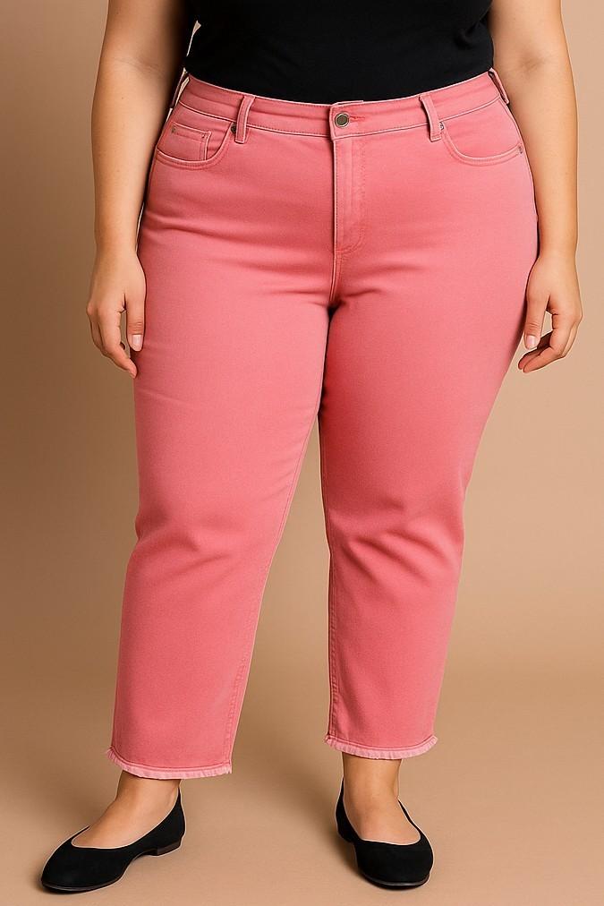 Pantaloni in cotone taglie forti