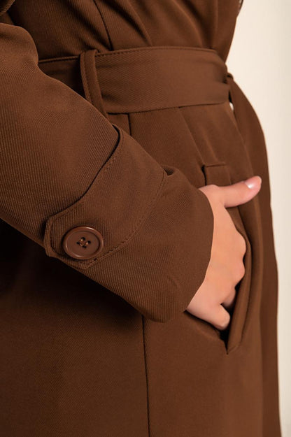 Eleganter Trenchcoat mit Knöpfen