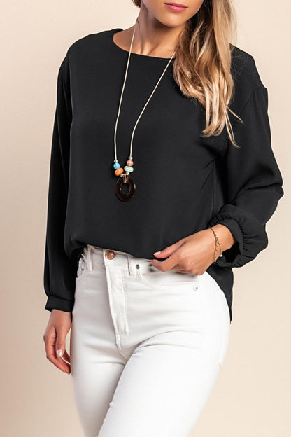 Blouse with collar