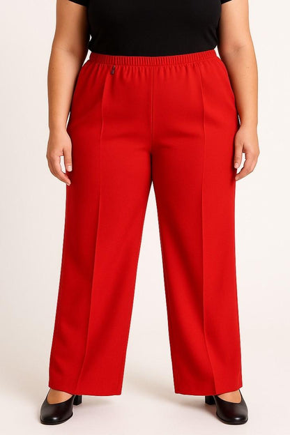 Calças elegantes plus size