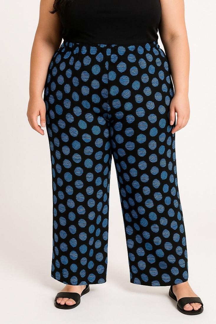 Plus-Size-Hose mit Print