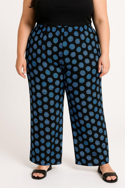 Plus-Size-Hose mit Print