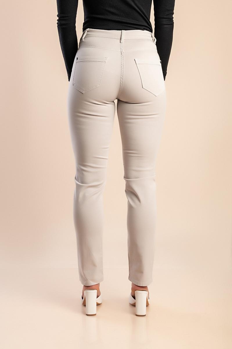Pantaloni din bumbac cu detaliu decorativ