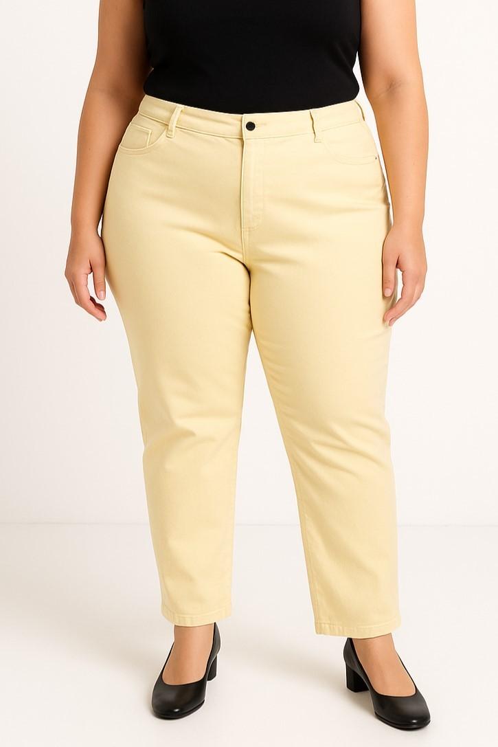Pantaloni plus size din bumbac