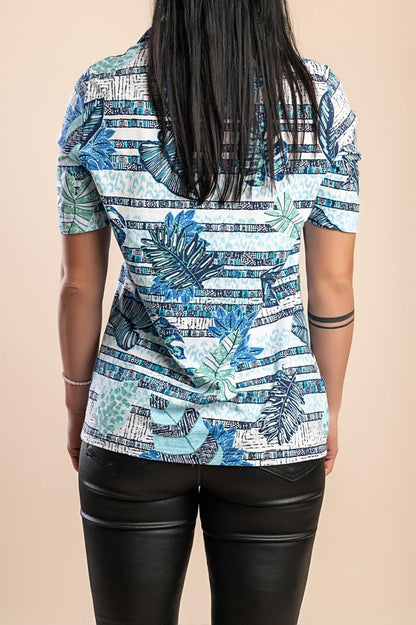 Plus size printed t-shirt