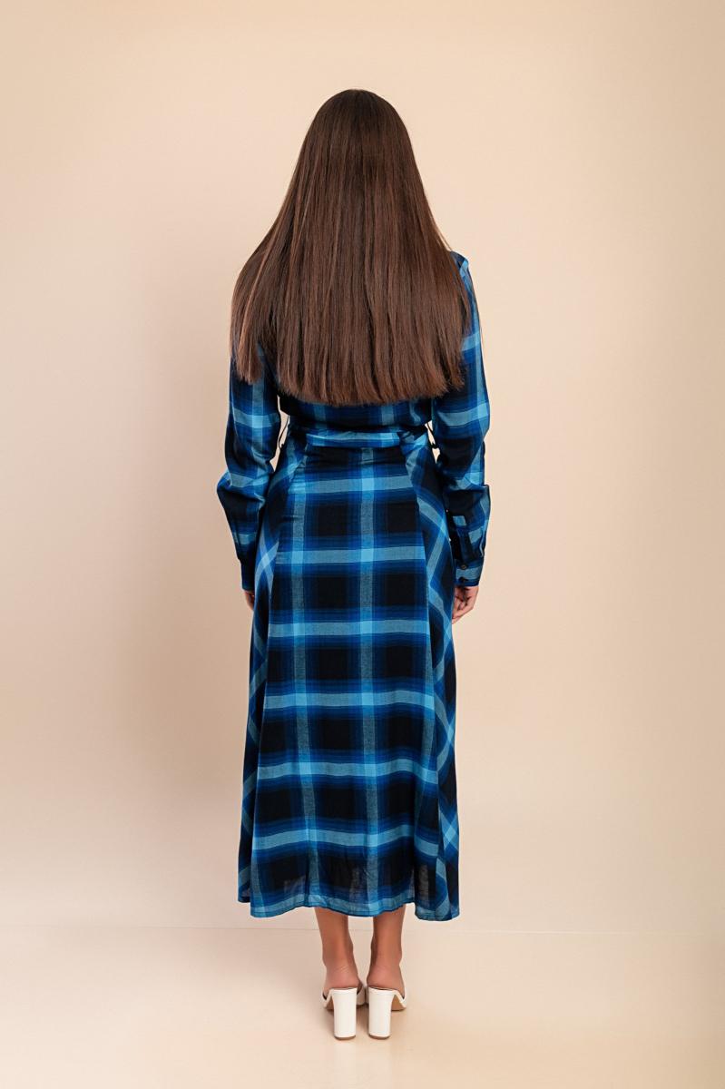 Maxi camicia a quadri