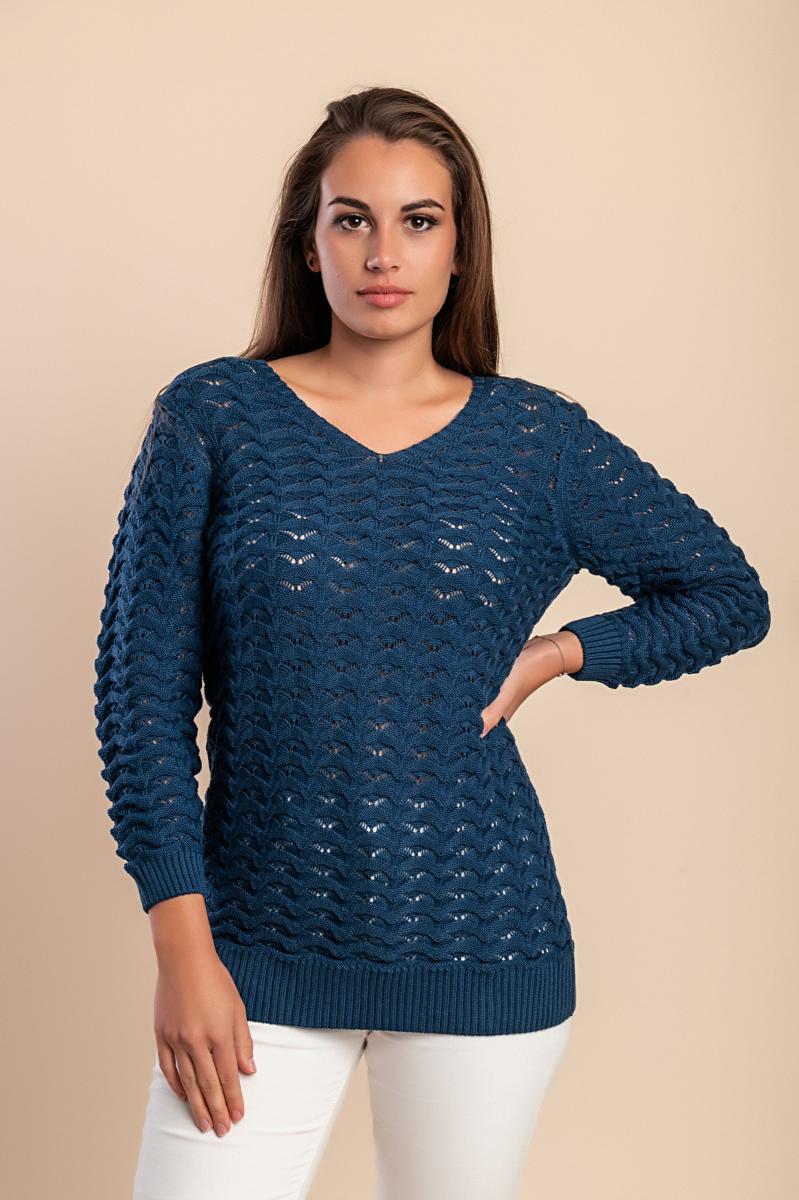 Pullover mit V-Ausschnitt