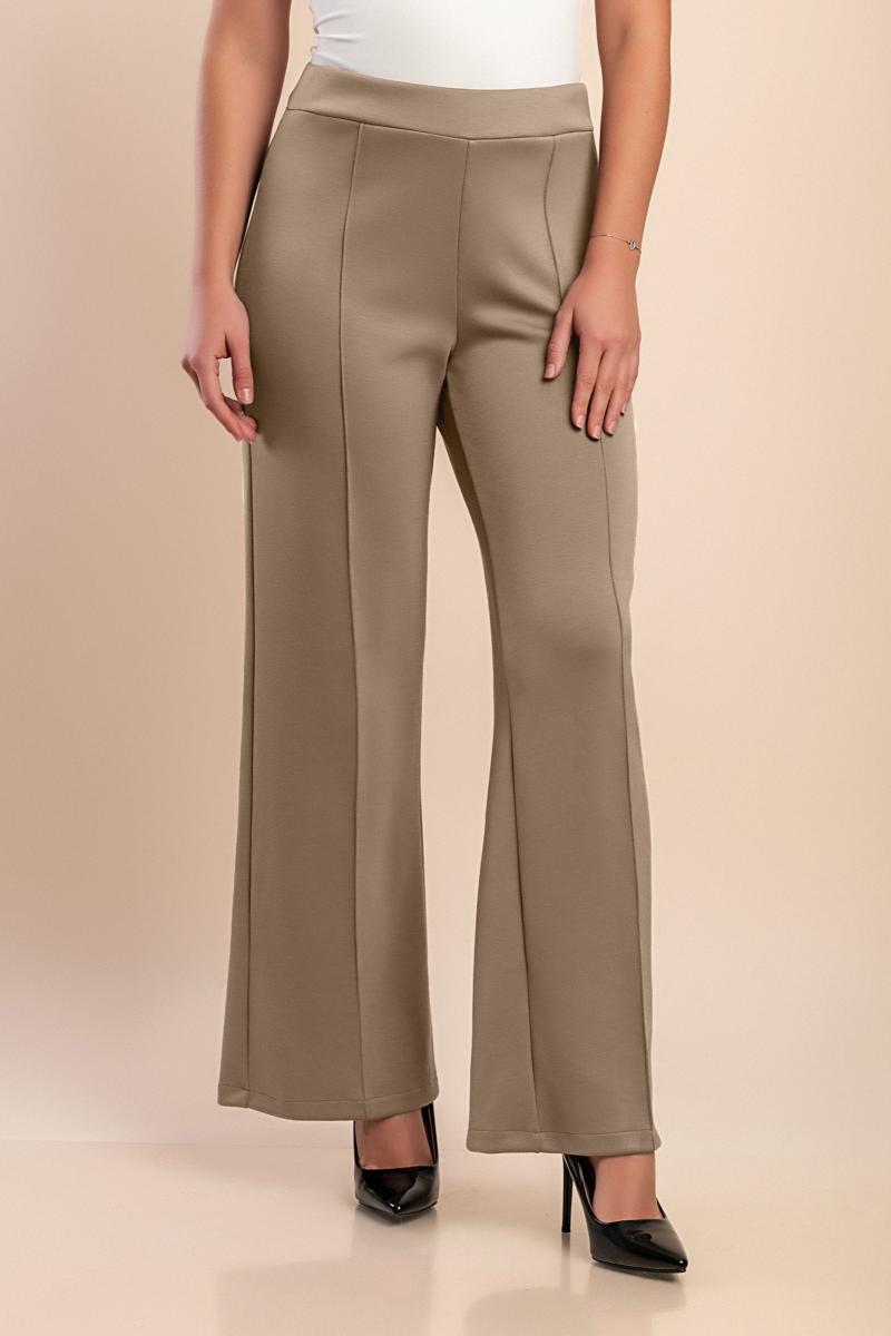 Warm high-waisted pants