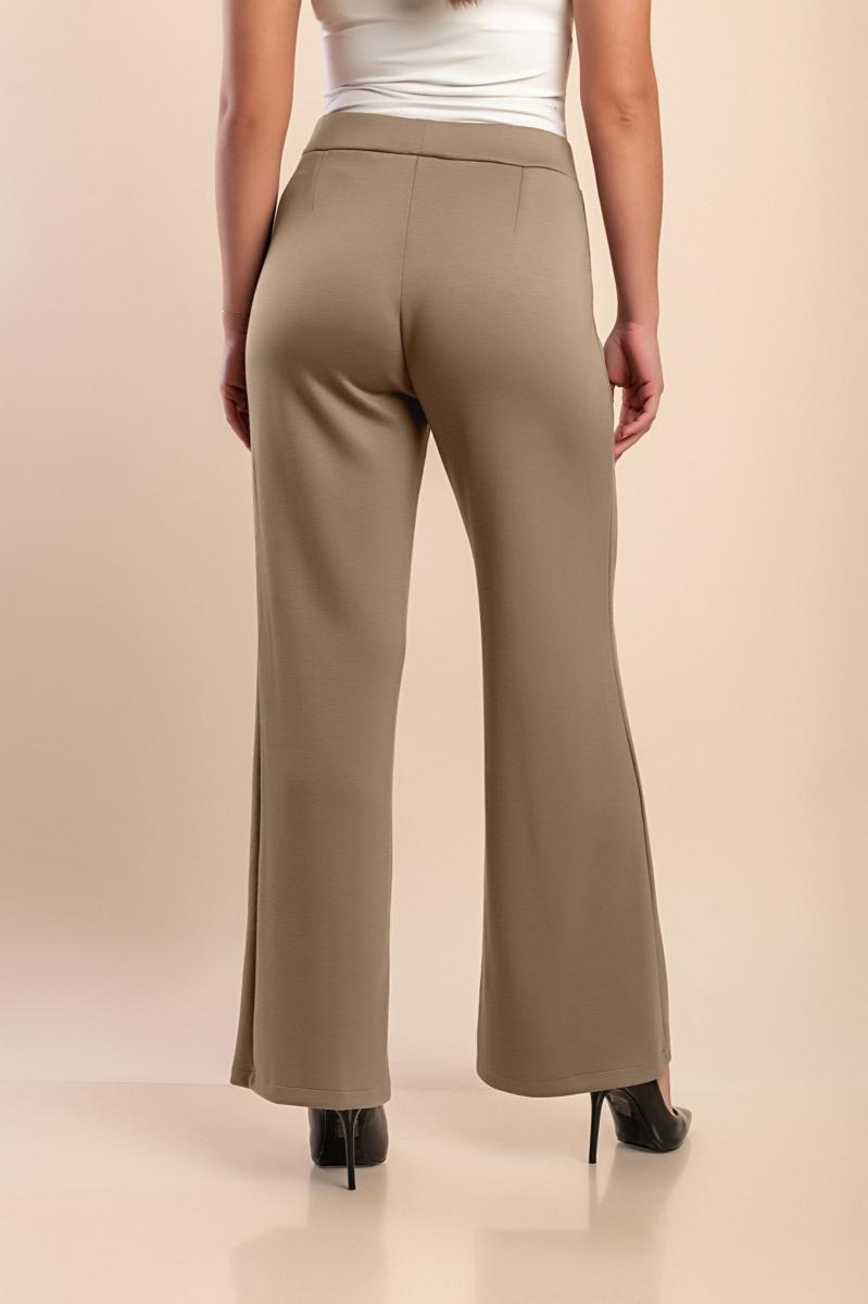 Warm high-waisted pants